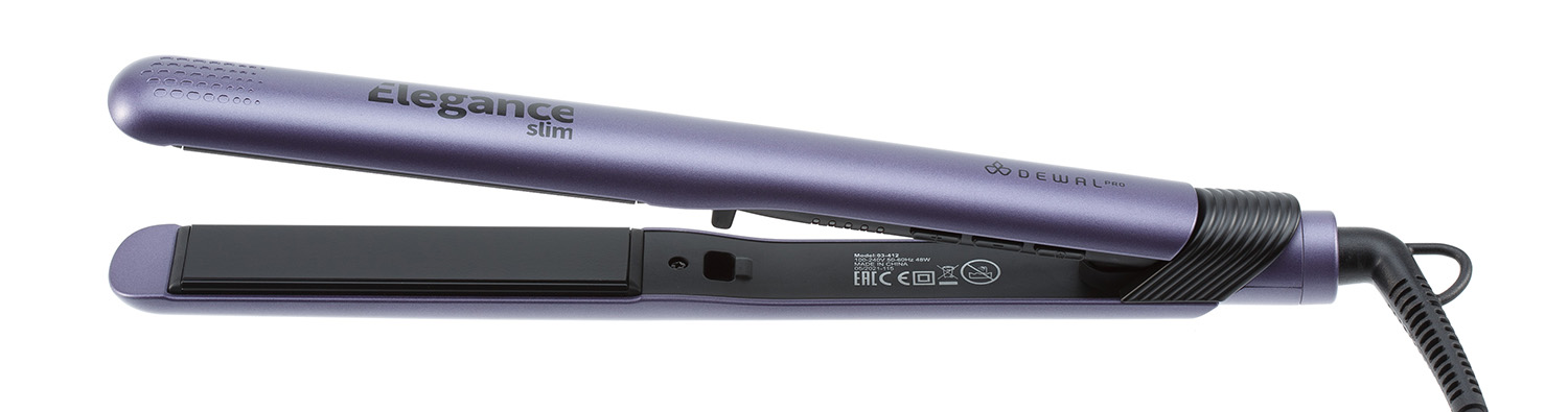 Щипцы для выпрямления волос ELEGANCE SLIM DEWAL стайлер delta lux для завивки волос 25 вт керамическое покрытие 1 режим 180 ° d10 мм dl 0637