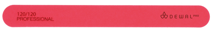 Пилка для искусственных ногтей NEON 120/120 DEWAL фольга розовая dewal