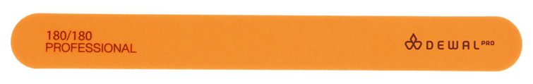 Пилка для ногтей NEON 180/180 DEWAL тетрадь 80л кл diamond neon оранжевая пласт обл гребень hatber
