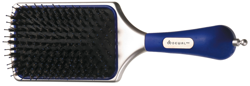 Щетка массажная лопата DEWAL зубная щетка 2 в 1 push brush zenit blue паста щетка
