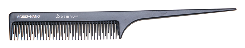 Расческа для начеса NANO DEWAL расческа парикмахерская с металлическим хвостиком 231 27 мм carbon fiber