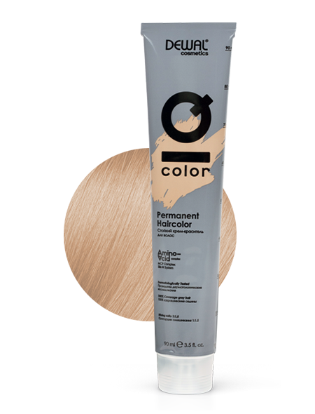 10.0 Краситель перманентный IQ COLOR DEWAL Cosmetics профессиональная краска с протеинами шелка color executive taal