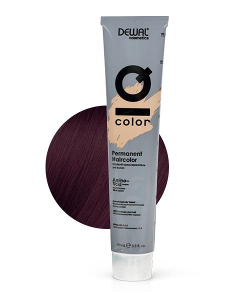 5.22 Краситель перманентный IQ COLOR DEWAL Cosmetics tarrago краска для обуви из замши nubuck color 75