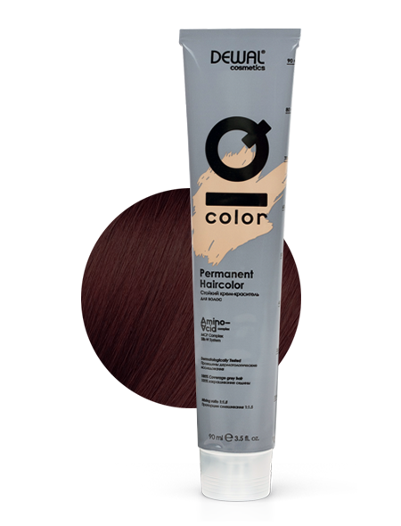 5.24 Краситель перманентный IQ COLOR DEWAL Cosmetics tarrago краска для обуви из замши nubuck color 75