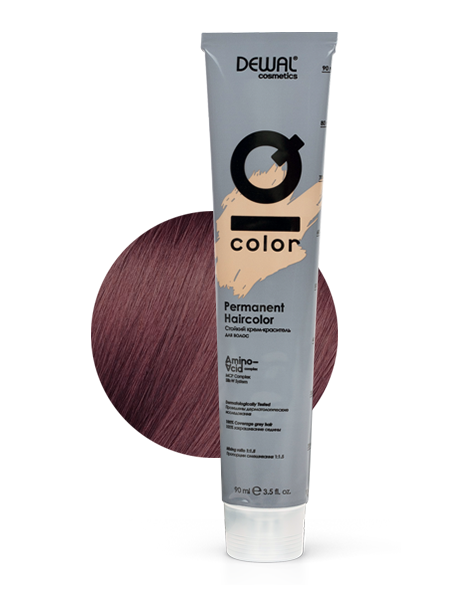 5.5 Краситель перманентный IQ COLOR DEWAL Cosmetics кремовый окислитель iq color oxi 12% dewal cosmetics