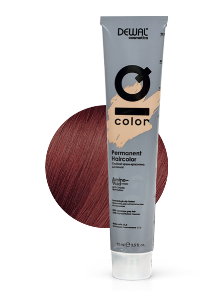 5.66 Краситель перманентный IQ COLOR DEWAL Cosmetics кремовый окислитель iq color oxi 3% dewal cosmetics