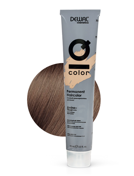 6.0 Краситель перманентный IQ COLOR DEWAL Cosmetics сет красок для тату world famous color pastel set 30 мл 12 шт