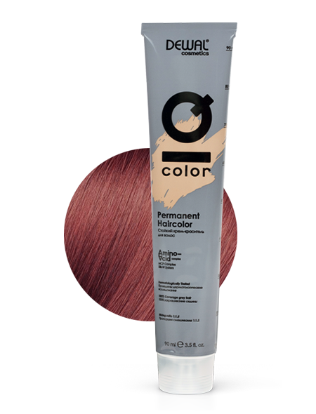 6.6 Краситель перманентный IQ COLOR DEWAL Cosmetics кремовый окислитель iq color oxi 12% dewal cosmetics