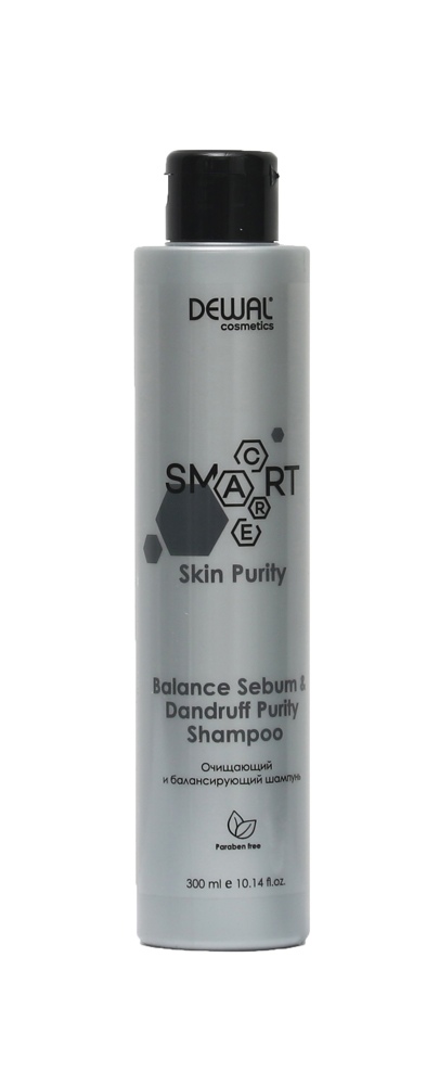 Очищающий шампунь SMART CARE Skin Purity Balance Sebum & Dandruff Purity Shampoo DEWAL Cosmetics beautydose шампунь глубоко очищающий себорегулирующий против перхоти sebo shampoo