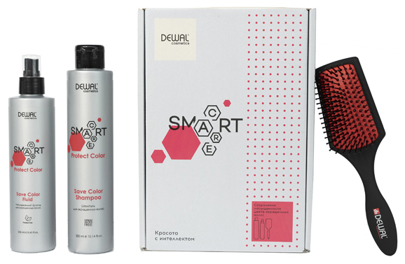 Набор для окрашенных волос SMART CARE Protect Color DEWAL Cosmetics vonu von u массажная щетка для головы и мытья волос shampoo brush