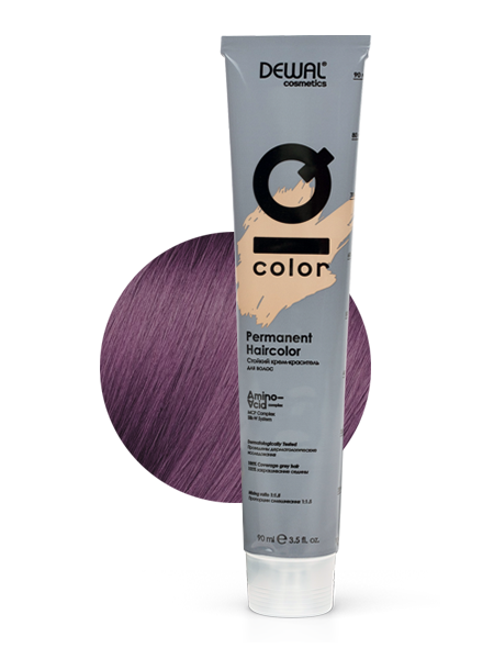 VIOLET Краситель перманентный IQ COLOR DEWAL Cosmetics перманентный краситель лак color gels lacquers p1596000 6ng тропе 60 мл