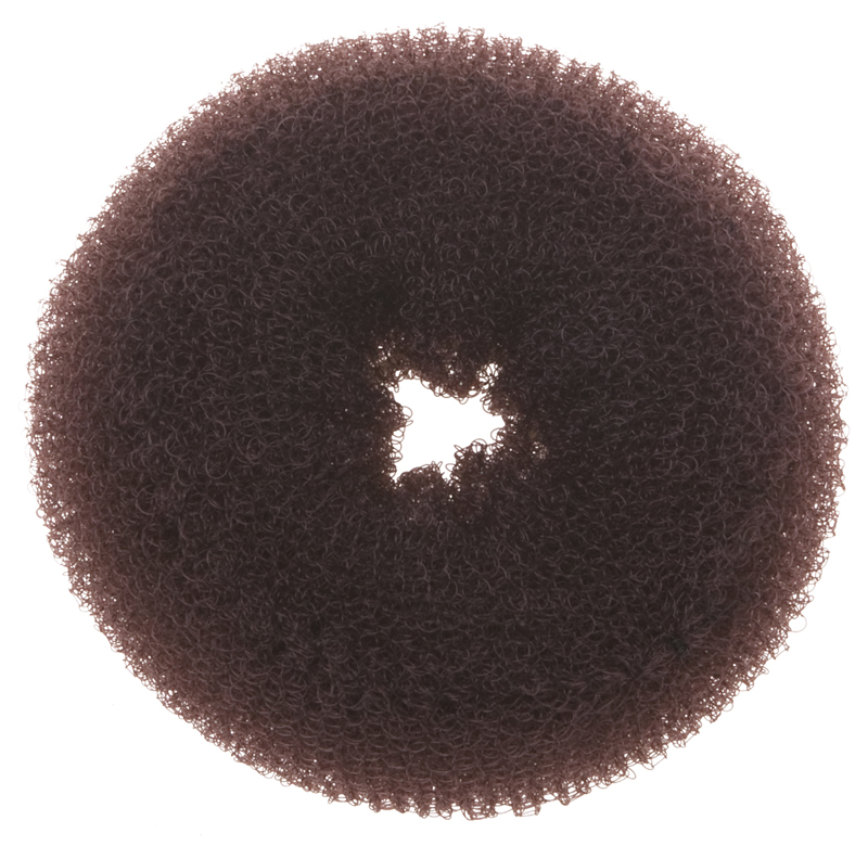 Валик для прически коричневый DEWAL ошейник зооник премиум классик кожаный двойной 41 53 х 3 см коричневый