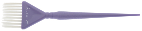 Кисть для окрашивания волос DEWAL шнурок из искусственной замши с замком 45см удлинитель голубой