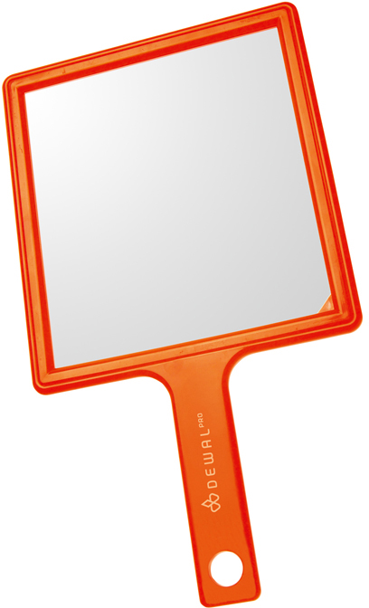 Зеркало заднего вида оранжевое DEWAL зеркало навесное sherlock 75 599 × 16 × 2113 мм ясень анкор