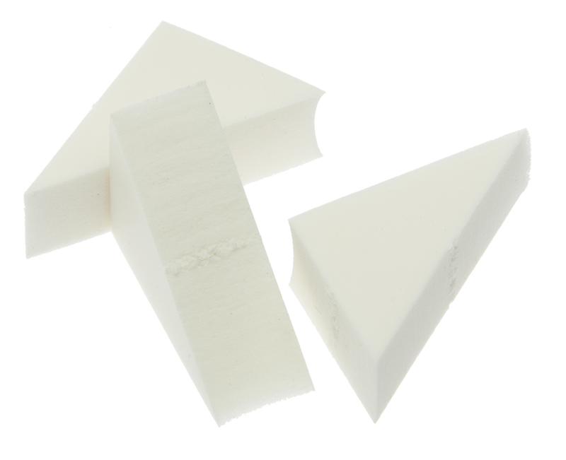 Губка макияжная треугольная DEWAL губка для замши нубука велюра штрих компакт