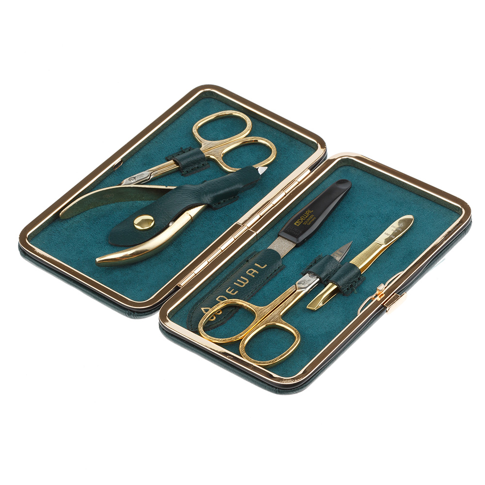 Маникюрный набор 5 предметов DEWAL dewal beauty ножницы маникюрные для кутикулы 9 см