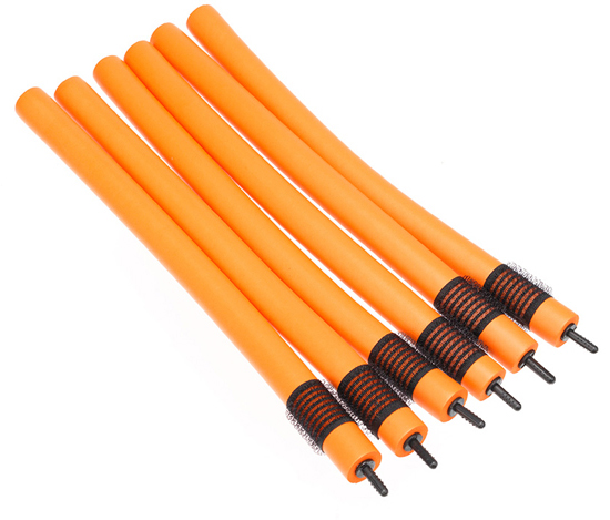 Бигуди-бумеранги оранжевые DEWAL BEAUTY бигуди бумеранги ultramarine классические оранжевый d 12мм длина 24см 10шт