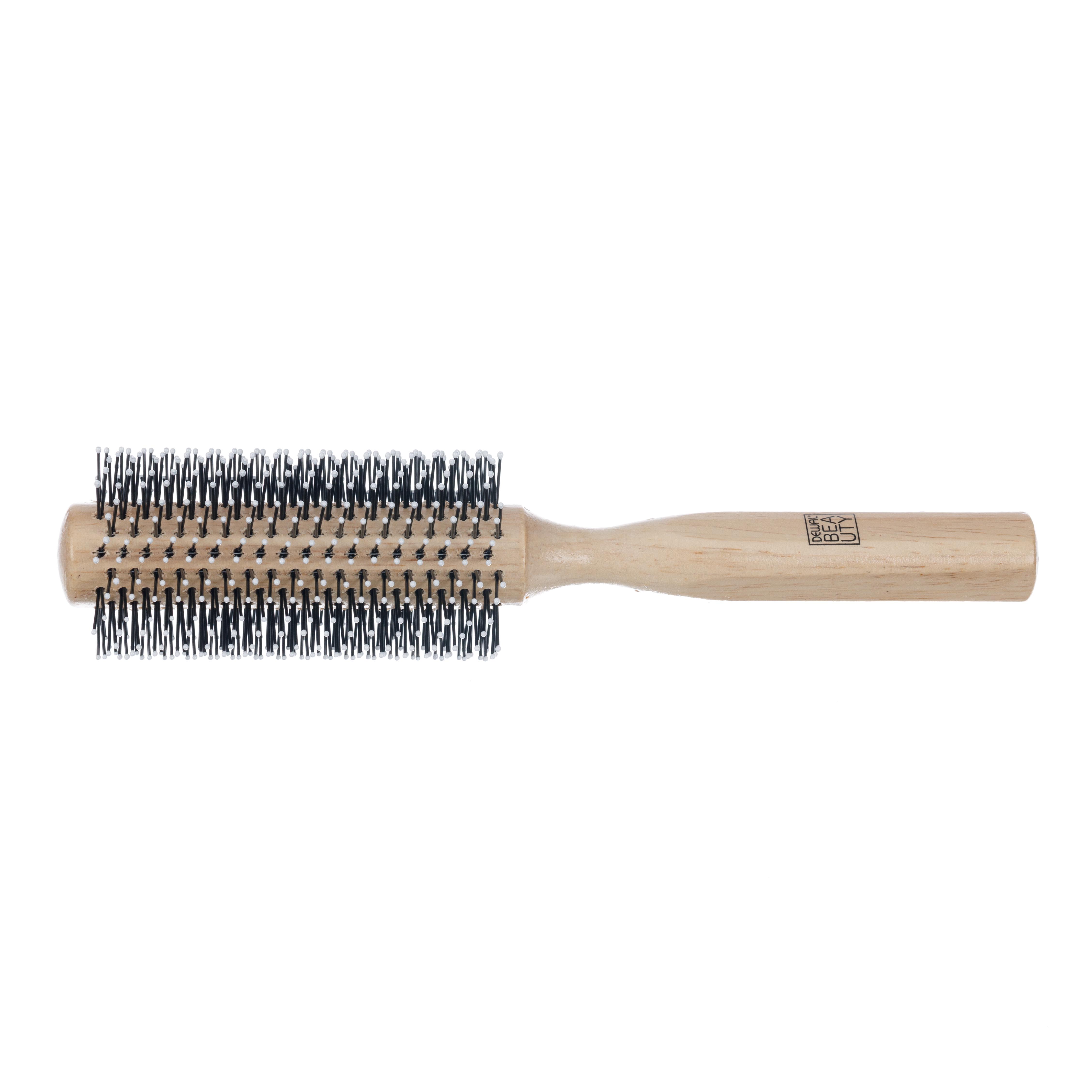 Брашинг деревянный DEWAL BEAUTY брашинг hairway style на деревянной основе натуральная щетина белые штифты 18 мм 06027