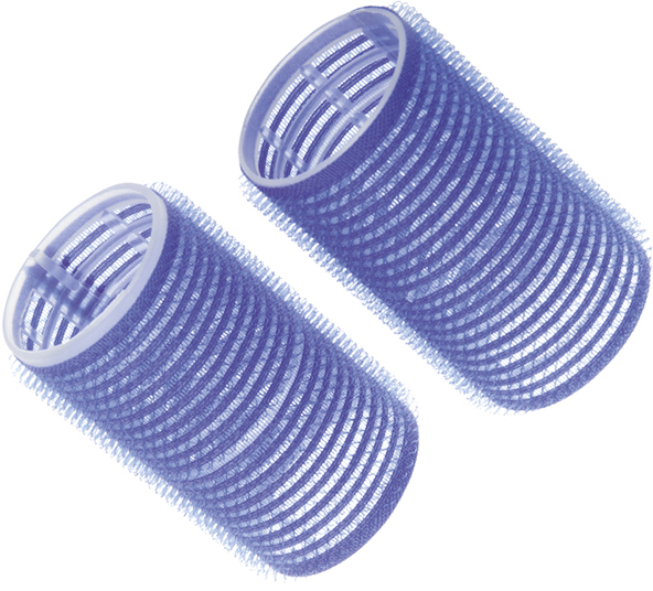 Бигуди-липучки синие DEWAL BEAUTY бигуди comair flex короткие 170 мм д14мм синие 6 шт