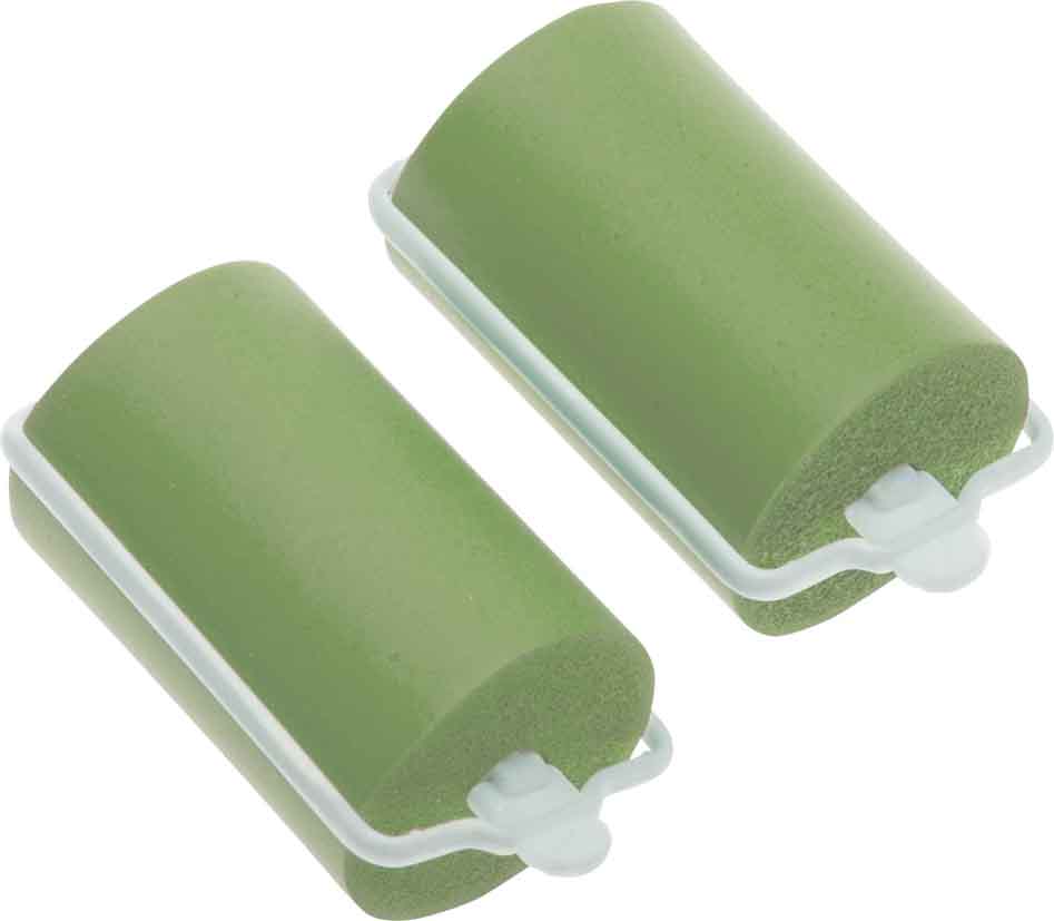 Бигуди резиновые зеленые DEWAL BEAUTY бигуди пластмассовые ultramarine с зажимом зеленые 12 шт